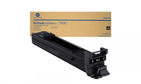 Konica Minolta A0DK153 Toner black TN-318K für Bizhub C20 C20P C20PX