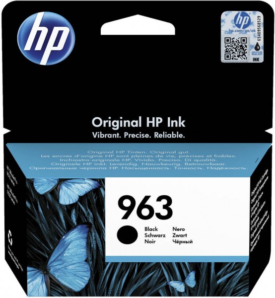 HP 963 Tintenpatrone schwarz für OfficeJet Pro 9010 9012 9014 9015 3JA26AE