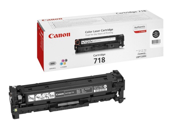 Canon 718 Cartridge Black 2662B002 LBP 7200 7660 MF8350 8380