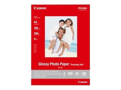 Canon GP-501 Fotopapier glänzend weiß 210g/m² 10x15cm 10 Blatt