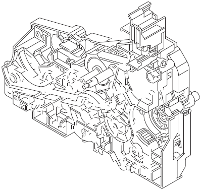 Brother Paper Feed Drive Unit D011XN001 für DCP-9030CDN DCP-L3510CDW DCP-L3517CDW