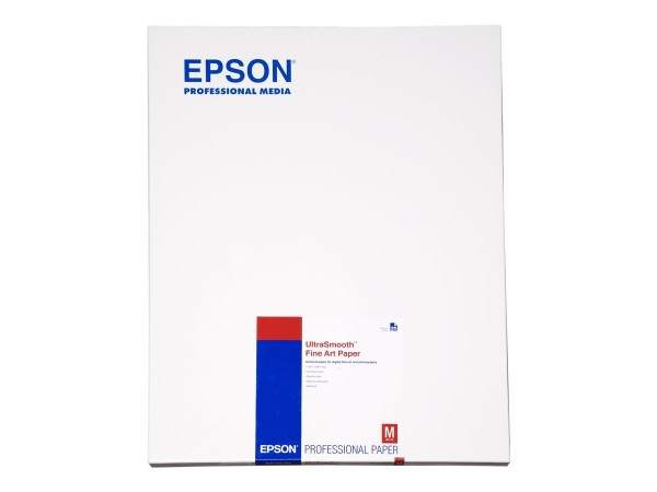 EPSON S042105 Ultra Smooth Fine Art Papier Inkjet 325g/m² A2 25 Blatt 1er-Pack