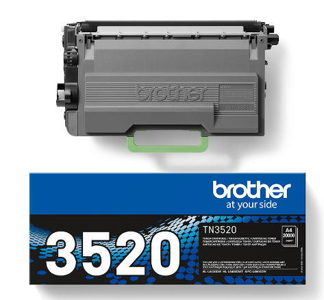 Brother TN-3520 Toner Black Extra HY Brother HL-L6300 HL-L6400 MFC-L6900 MFC-L6970DW Original