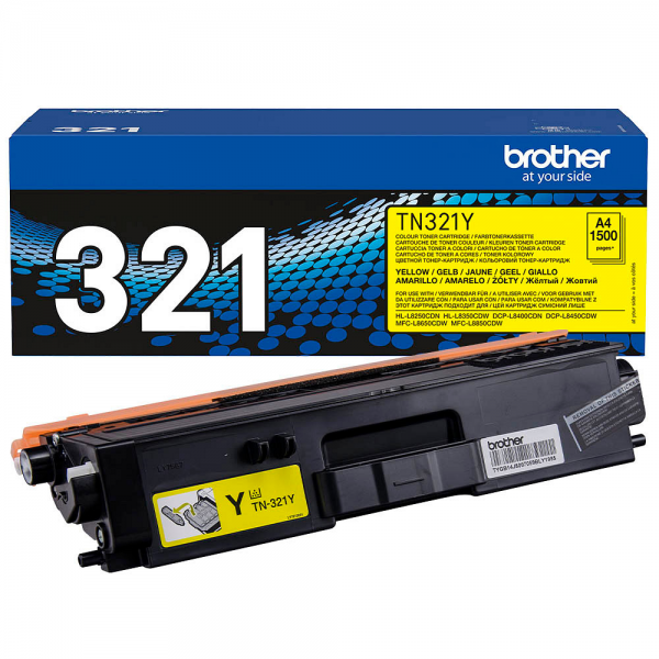 Brother TN-321Y Toner Yellow HL-L8250CDN L8350CDW MFC-L8650 L8850 DCP-L8400