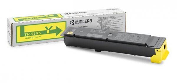 Kyocera TK-5195Y Original Toner Yellow TASKalfa 306ci 1T02R4ANL0