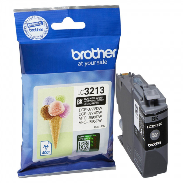 Brother LC-3213BK Tintenpatrone Black für DCP-J772DW DCP-J774DW MFC-J890DW MFC-J895DW