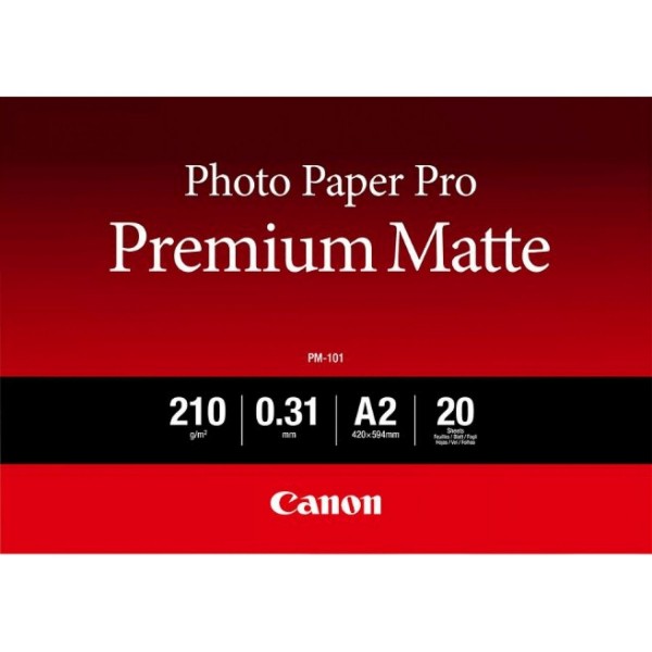 Canon PM-101 Fotopapier Pro Premium matt A2 20 Blatt 8657B017