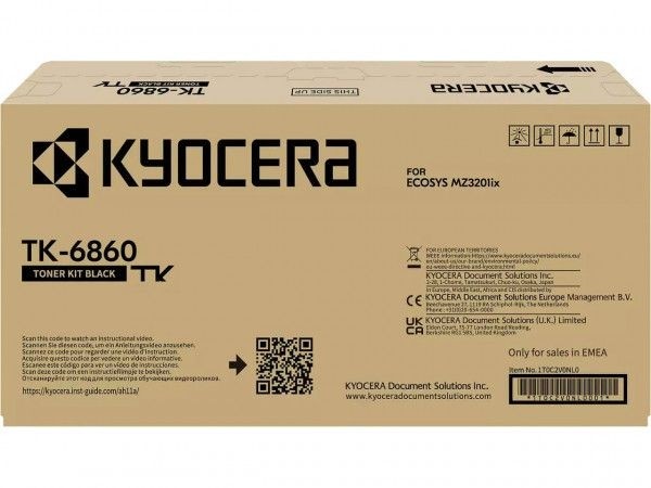 Kyocera TK-6860 Toner Black Original Kyocera ECOSYS MZ3201ix - 1T0C2V0NL0