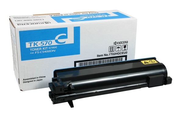 Kyocera TK-570C Toner Cyan für Kyocera FS-C5400DN ECOSYS P7035cdn
