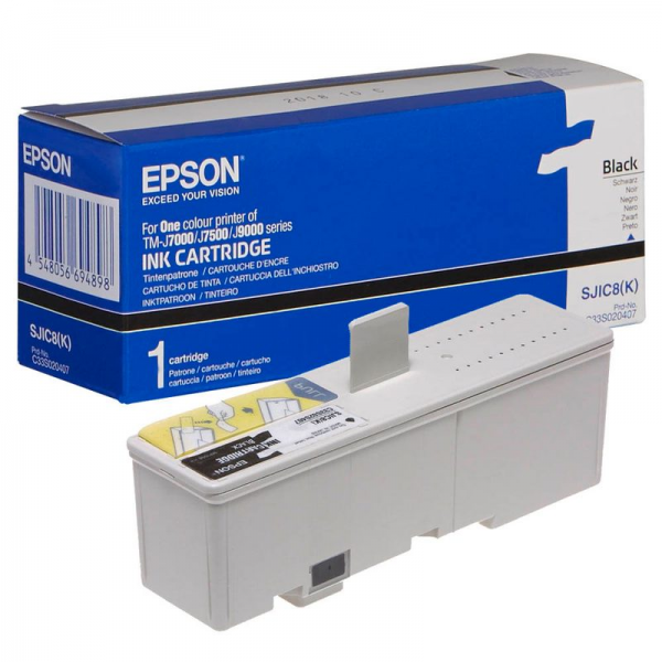 Epson SJIC8(K) Tintenpatrone Black für Epson TM-J7000P Epson TM-J7500P Epson TM-J7600