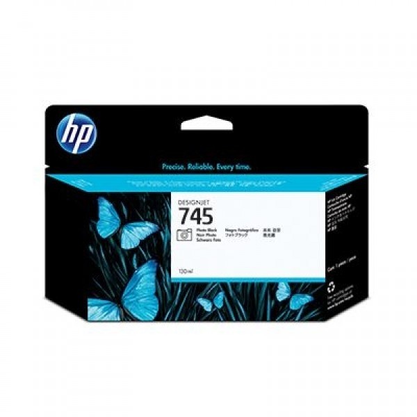 HP 745 Tintenpatrone Photo Black 130 ml für DesignJet Z2600 Z5600 F9J98A