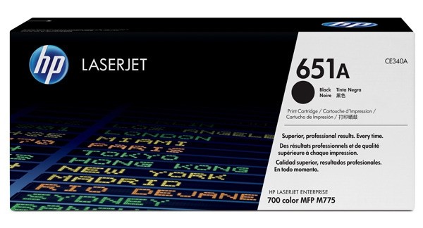 HP 651A Toner Black CE340A LaserJet Enterprise 700 color M775