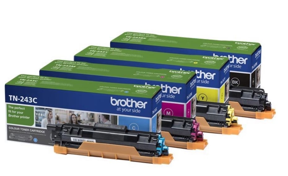 Brother Original Toner Multipack TN243CMYK schwarz, cyan, magenta, gelb HLL3270CDW MFC