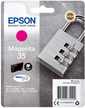 EPSON Tintenpatrone C13T35834010 Magenta WF-4720DWF WF-4730DTWF WF-4740DTWF