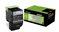 Lexmark 802HK0 Toner Schwarz CX410DE CX510DE return