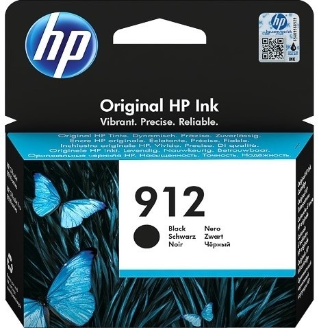 HP 912 Tintenpatrone schwarz 3YL80AE für OfficeJet 8012 8014 8015 Officejet Pro 8022 8024 8025 8035