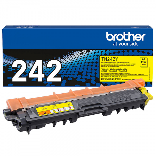 Brother TN-242Y Toner Yellow HL-3142CW HL-3152CDW DCP-9022 MFC-9142