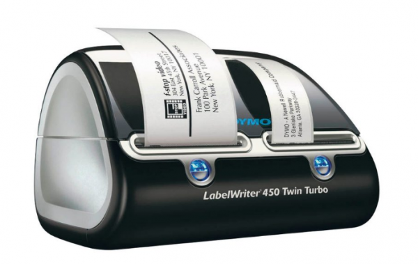 Dymo S0838870 LabelWriter 450 Twin Turbo Etikettendrucker schwarz, silber