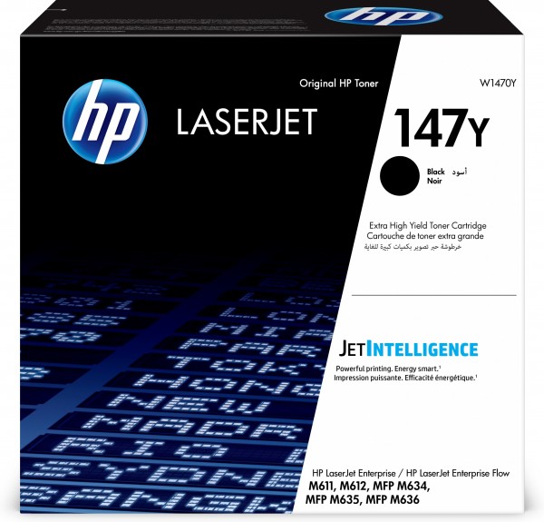 HP W1470Y Toner schwarz für HP LaserJet Enterprise M610dn M611 M612 M634h M635h M636z