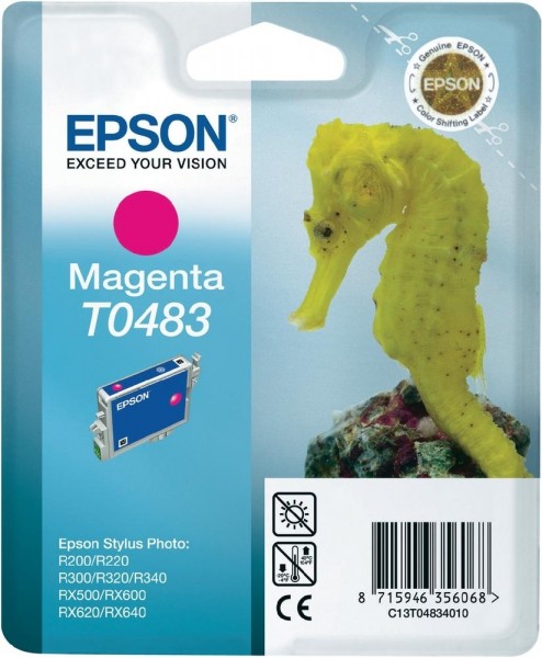Epson Tintenpatrone T0483 Magenta für Stylus Photo R200 R220 R300 R320