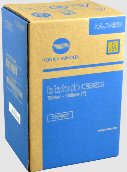 Konica Minolta Toner gelb TNP-80Y AAJW252 für Bizhub C3320i