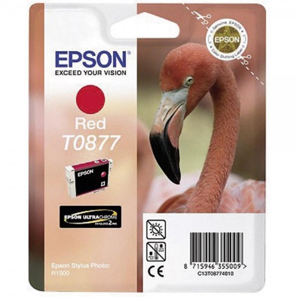 Epson Tintenpatrone T0877 Red für Stylus Photo R1900