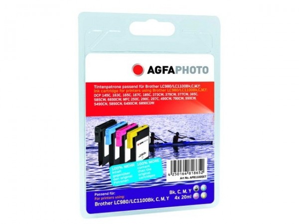 AGFAPHOTO APB1100SET Brother Tinte für MFC-790 Multi Pack