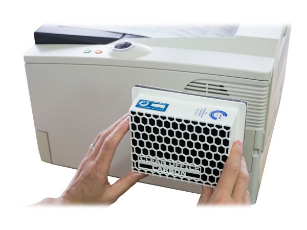 CLEAN OFFICE CARBON 1 Ozon Feinstaubfilter je Schachtel für Laserdrucker und Kopierer 150x120mm