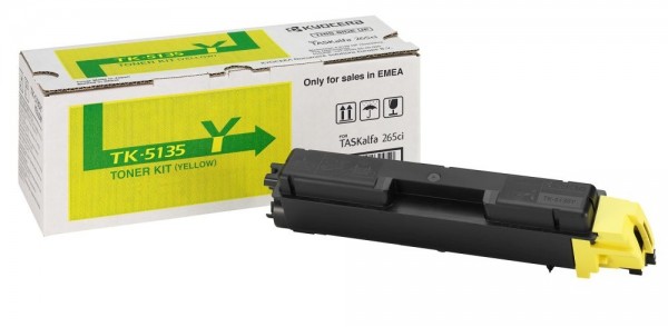 Kyocera TK-5135Y Toner Yellow für Kyocera TASKalfa 265ci 266ci 1T02PAANL0