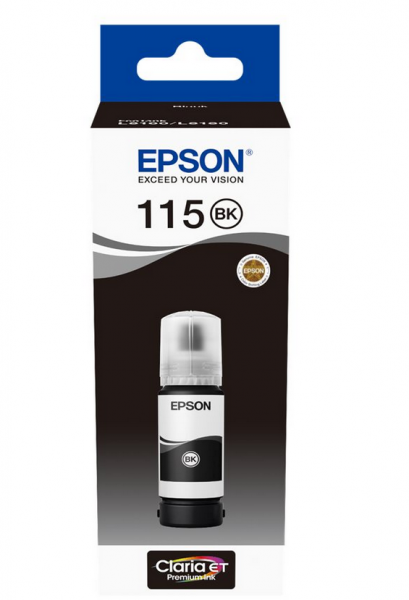 Epson 115 Nachfülltinte T07C14A Pigment Black für Epson EcoTank L8160 Epson L8180