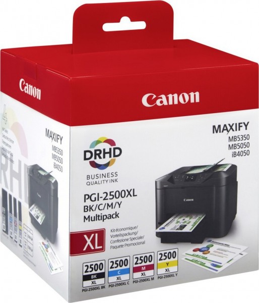 Canon Maxify Multipack Tinte 9254B004 DRHD PGI-2500XL MB5050 MB5350