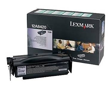 Lexmark 12A8644 Toner Black Optra T430DN Lexmark 12A8420