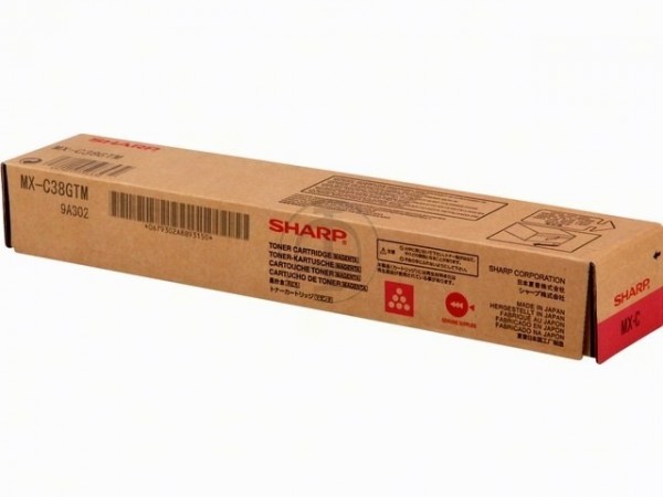 SHARP Toner Magenta MX-C38GTM MX-B380 MC-C310 MC-C312 MX-C380 MX-C401