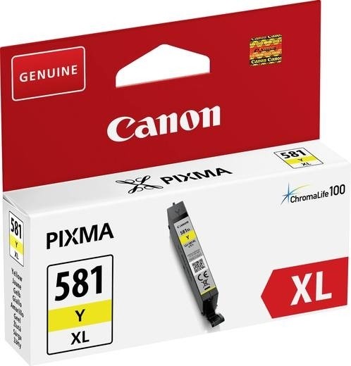 Canon Tinte yellow CLI-581Y XL für Canon PIXMA TR7550 TR8550 Canon TS6150 TS8150 TS9150 2051C001