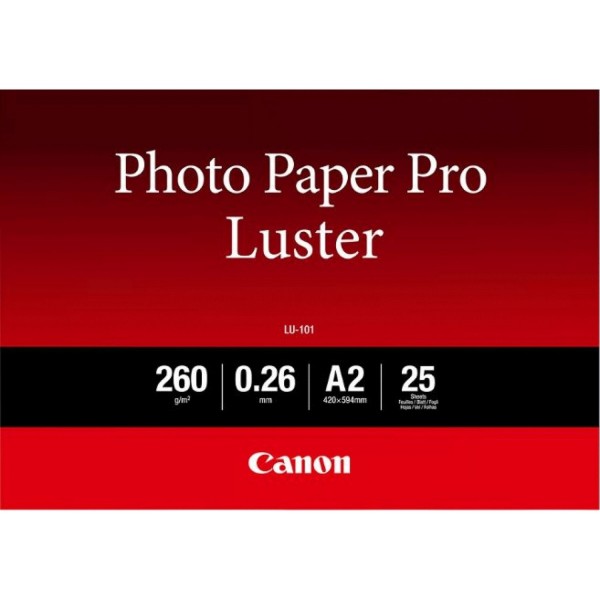 Canon LU-101 Fotopapier Pro Luster A2 25 Blatt