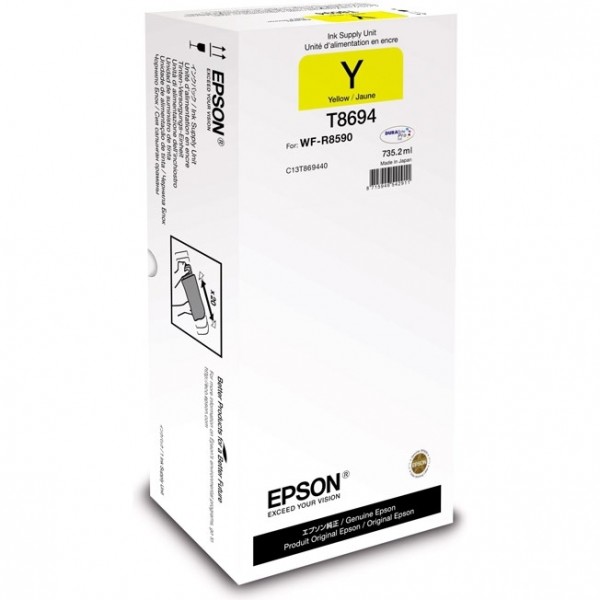 Epson T8694 Tintenpatrone Yellow XXL für WorkForce Pro R8590 C13T869440