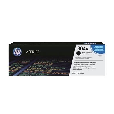 HP 304A Toner für Color LaserJet CP2025 CM2320MFP CM2720 Black CC530A