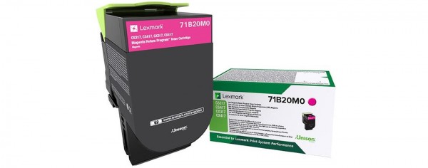 Lexmark 71B20M0 Toner Magenta Lexmark CS317dn CS417dn CS517de CX317dn CX417de