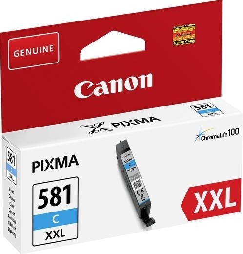 Canon Tinte cyan CLI-581C XXL für Canon PIXMA TR7550 TR8550 Canon TS6150 TS8150 TS9150 1995C001