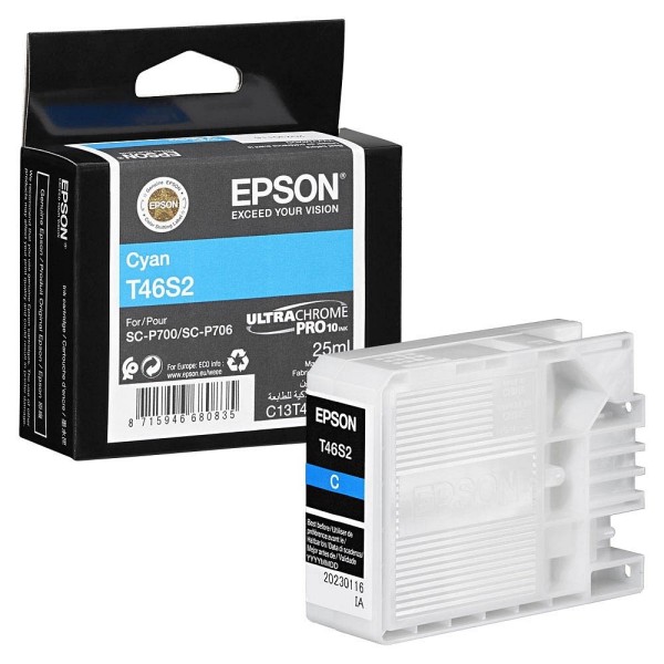 Epson T46S2 Tinte cyan Epson SureColor SC-P700 SC-P706 C13T46S200