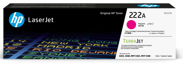 HP 222A Magenta Original Toner W2223A für HP LaserJet Pro 3203 3288 MFP 3303 MFP 3388