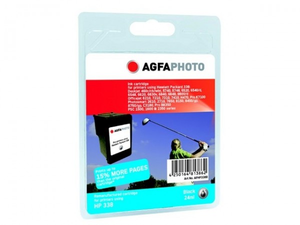 AGFAPHOTO HP338B HP DJ5710 Tinte Black