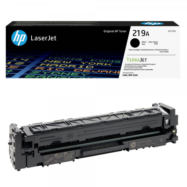 HP 219A Toner Black HP Color LaserJet Pro 3202dn HP Color LaserJet Pro MFP 3302fdn W2190A