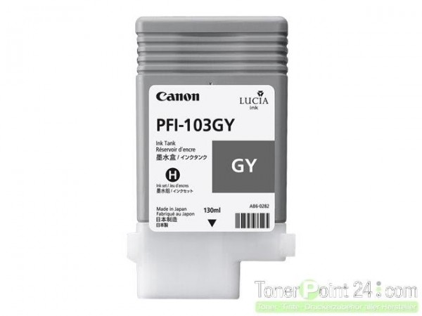 Canon PFI-103GY Tinte grau imagePROGRAF iPF5100 iPF6100 iPF6200 2213B001