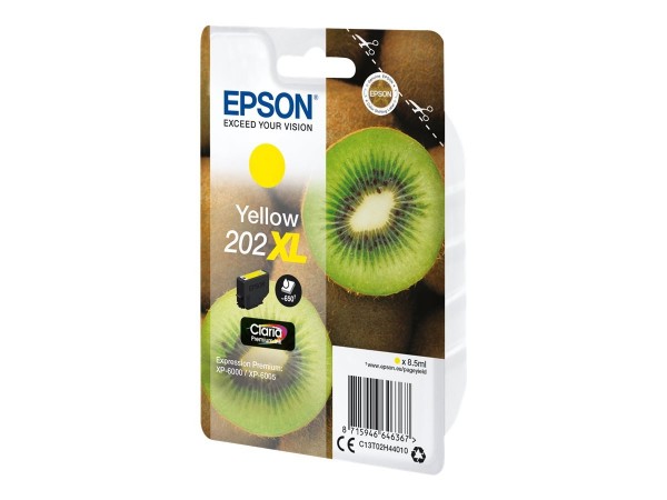 Epson 202XL Tinte Yellow Expression Premium XP-6000 XP-6005 C13T02H44010