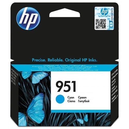 HP 951 Original Tinte Cyan Officejet Pro 251dw 276dw 8100