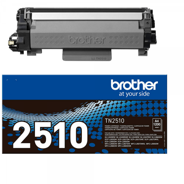 Brother TN-2510 Toner Black für Brother DCP-L2620DW L2660DW MFC-L2800DW L2860DW HL-L2400DWE