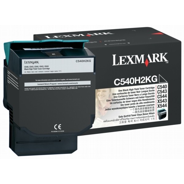 Lexmark C540H2KG Toner Black Lexmark C540 C543 Lexmark C544 C546 Lexmark X548