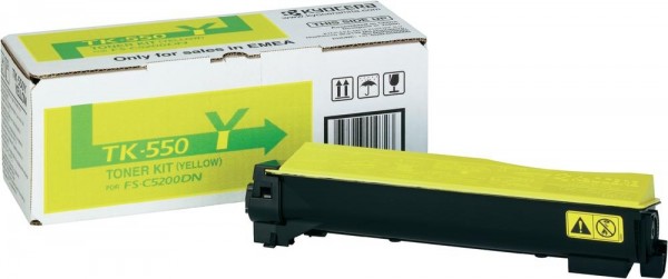 Kyocera TK-550Y Original Toner Yellow für Kyocera FS-C5200DN