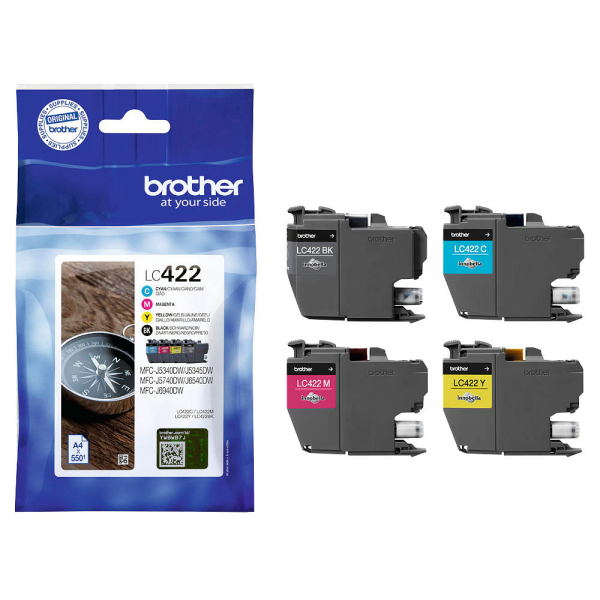 Brother LC-422VAL Tinte Multipack Original Brother MFC-J5340DW MFC-J5740DW MFC-J6540DW MFC-J6940DW